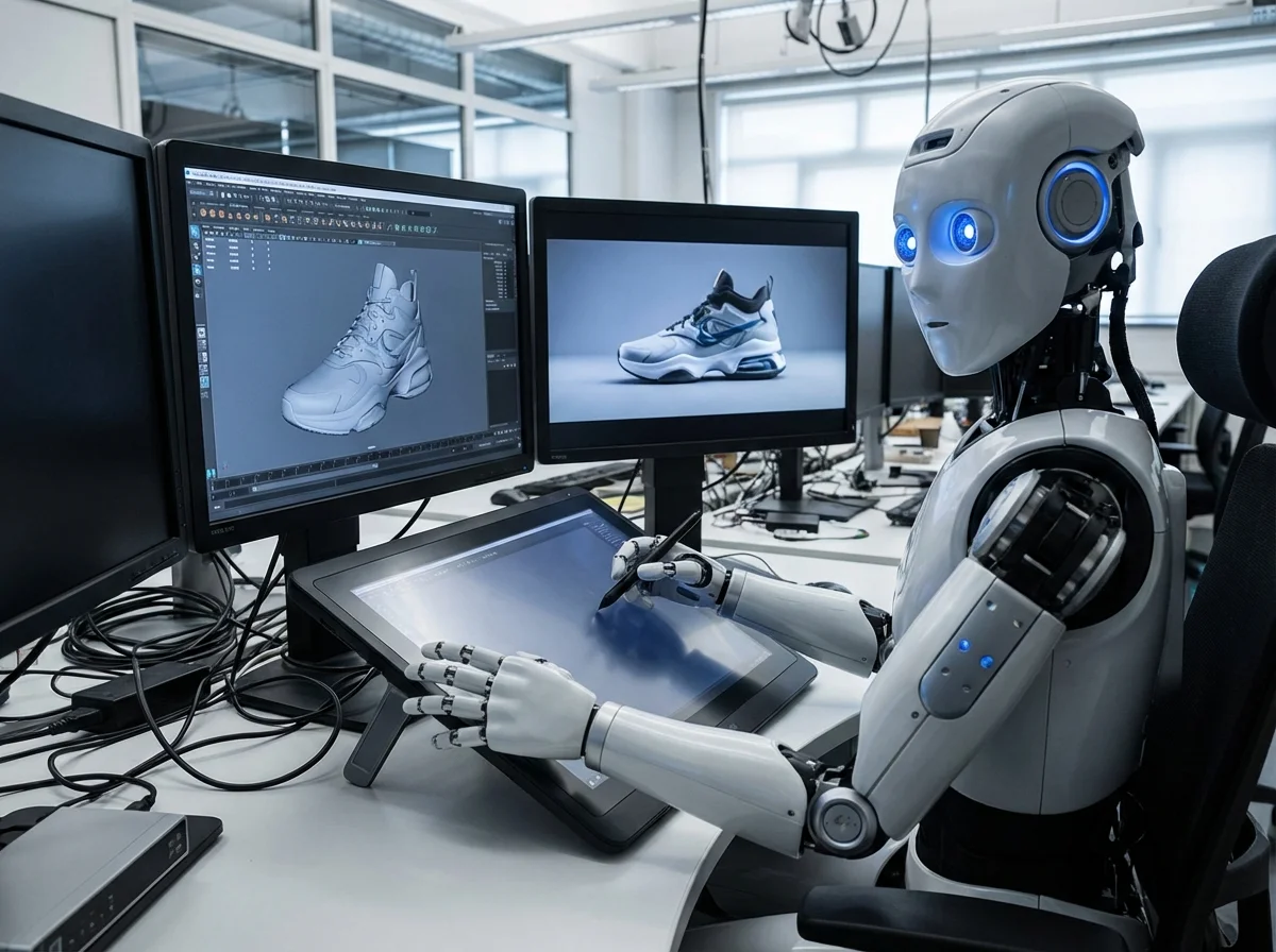 Visual representation of mixing AI with traditional CGI.